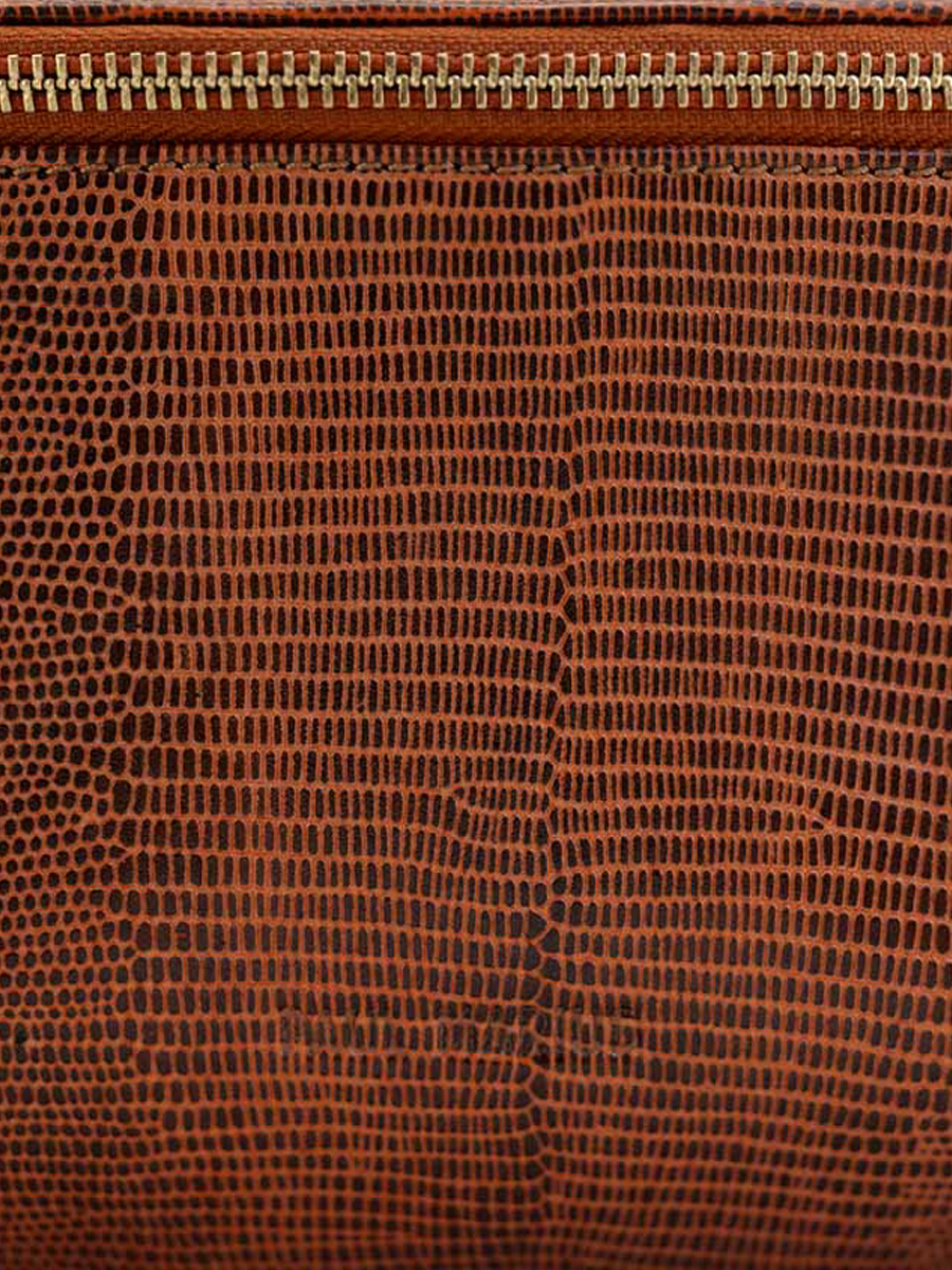 foto-en-primer-plano-material-bolso-banana-cuero-marrón-labanane-1960-paul-marius-m503-l-l