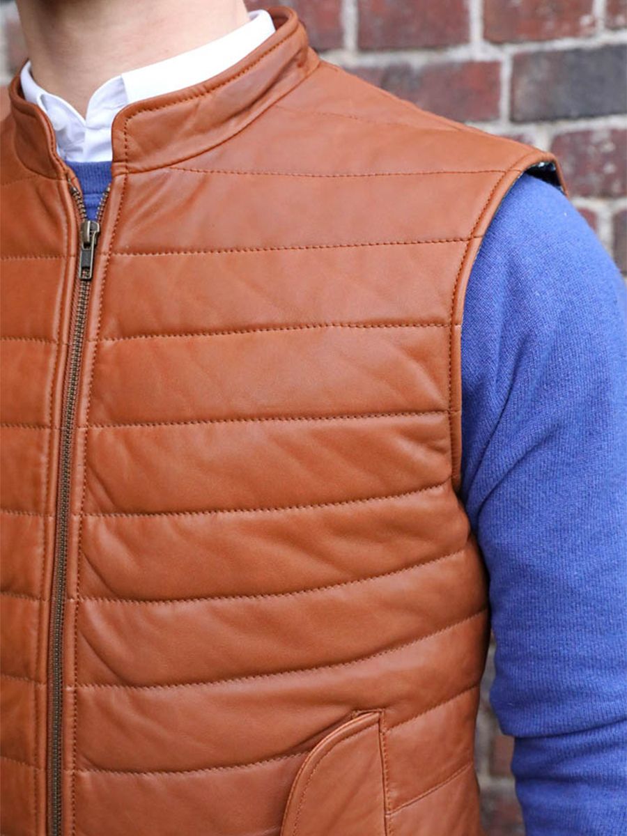 foto-vista-lateral-chaqueta-de-cuero-para-hombre-marrón-ladoudoune-homme-naturel-paul-marius-wcm-l-s