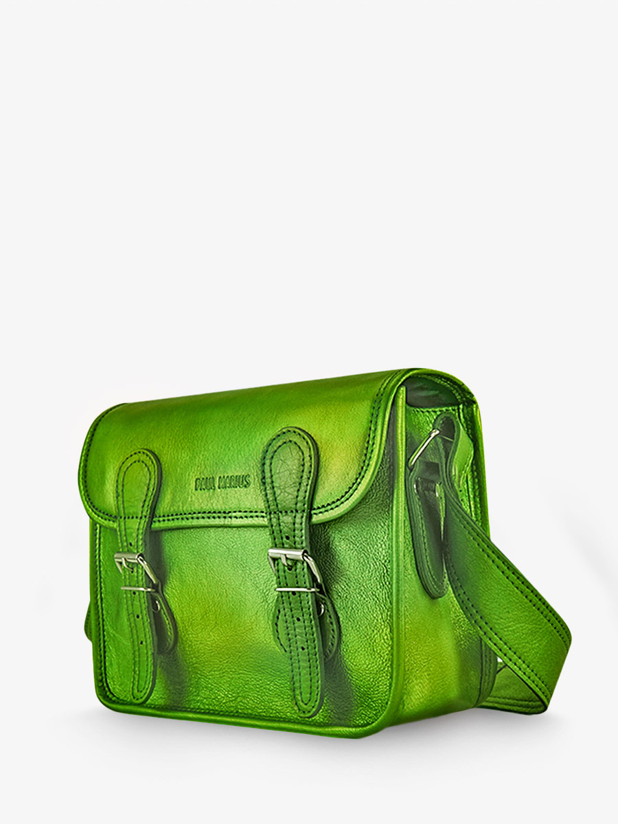 foto-vista-lateral-bolso-bandolera-cuero-mujer-verde-lasacoche-s-absinthe-paul-marius-m02s10-gr-b