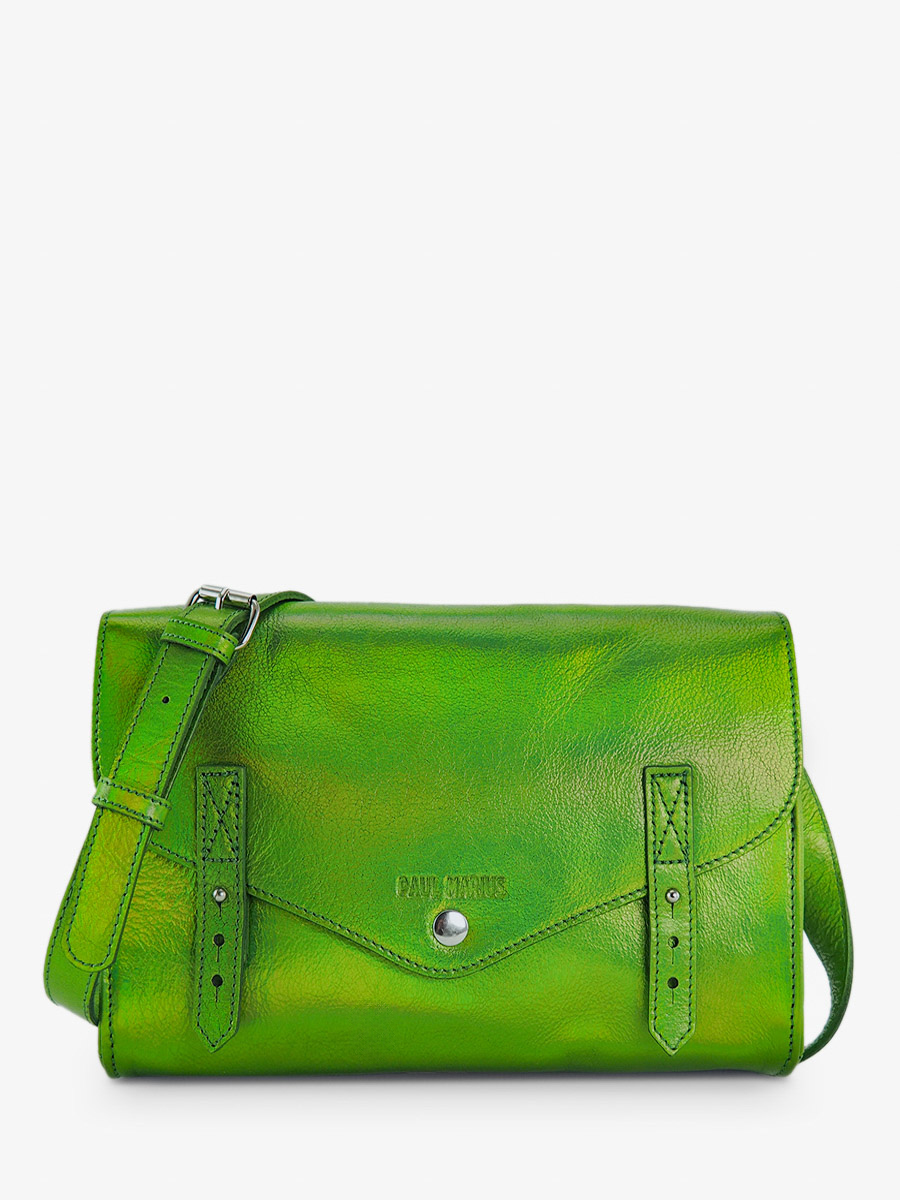 foto-vista-frontal-bolso-bandolera-cuero-mujer-verde-lindispensable-absinthe-paul-marius-w08-gr-b