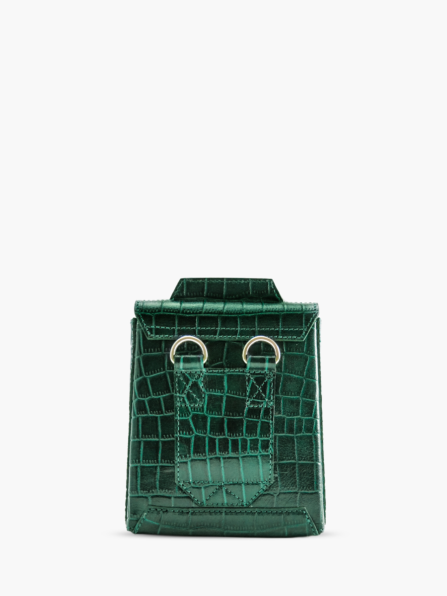 foto-interior-bolso-teléfono-cuero-mujer-agathe-alligator-verde-paul-marius-m70-a-dg