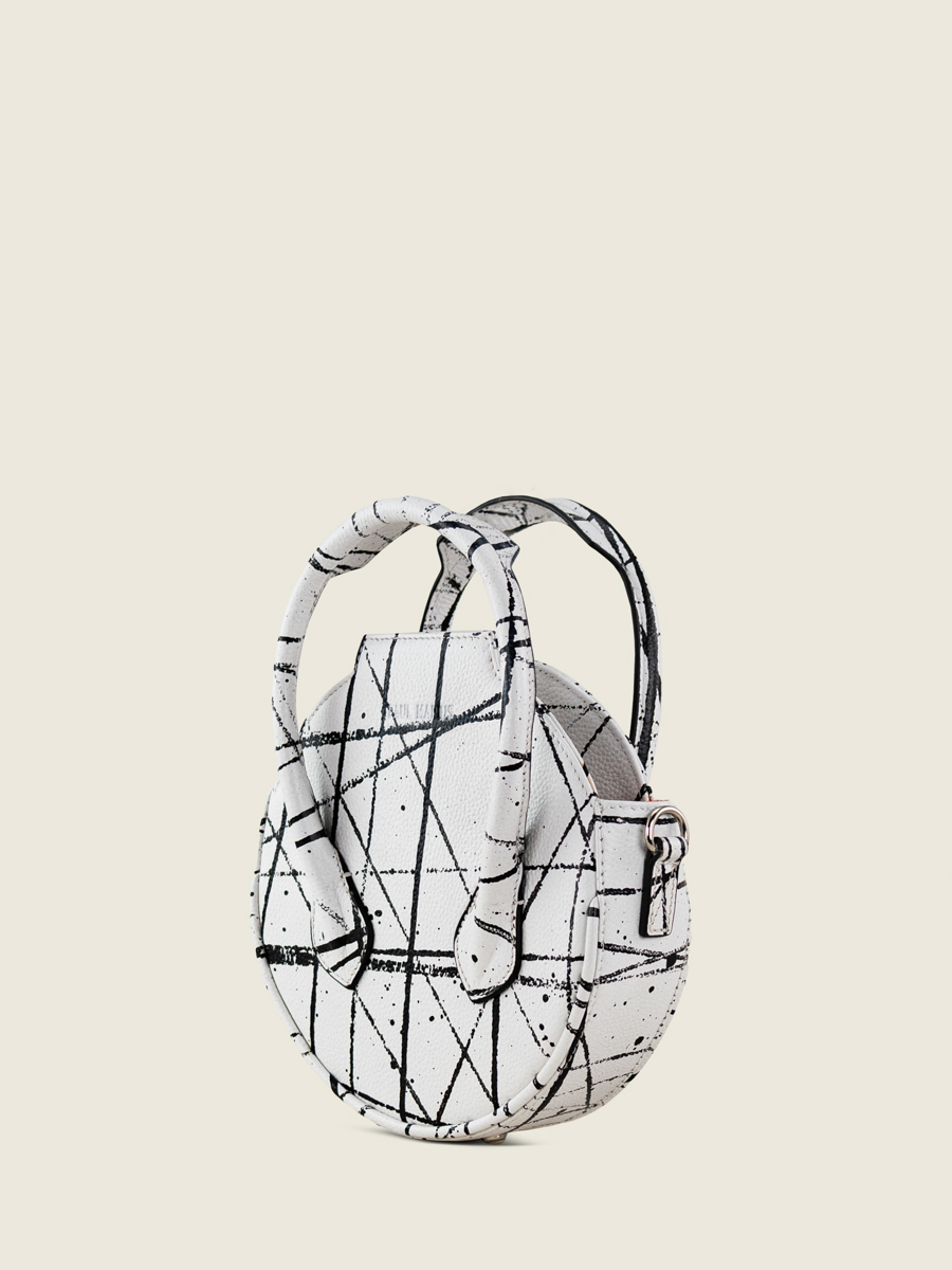 bolso-de-mano-cuero-blanco-negro-naranja-aline-arty-01-vista-frontal-w34-art1-b-w