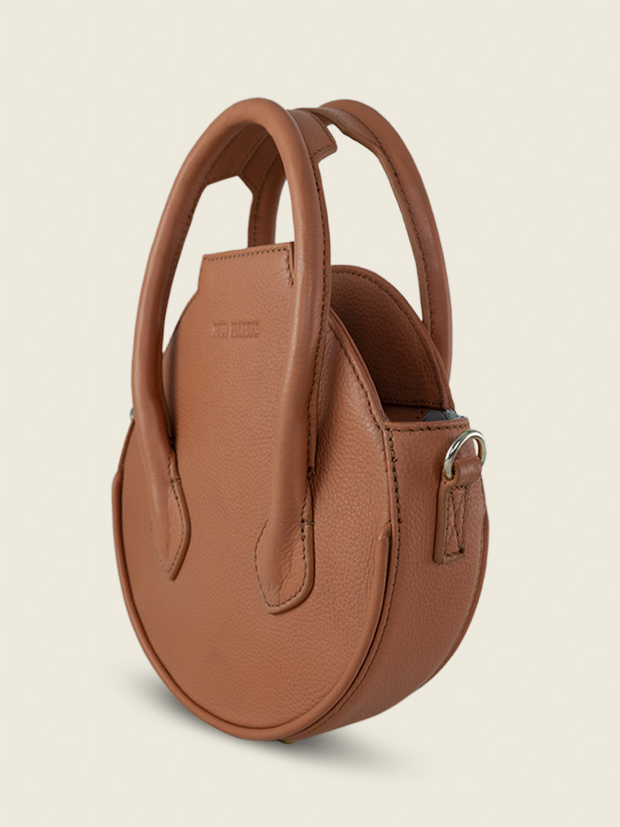 foto-vista-trasera-bolso-mano-cuero-marrón-aline-art-deco-caramel-paul-marius-w34-ad-ca