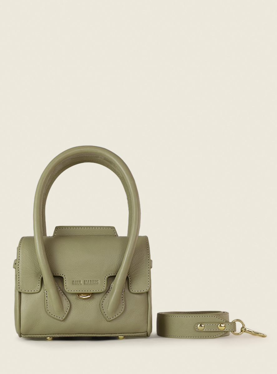 foto-vista-frontal-mini-bolso-de-mano-cuero-verde-colette-xs-art-deco-almendra-paul-marius-w28xs-ad-al