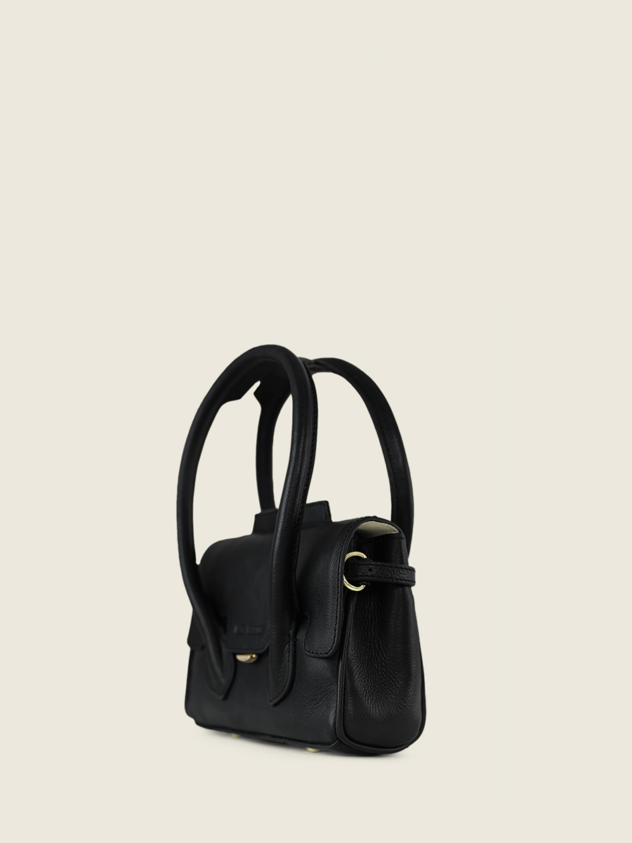 foto-vista-lateral-mini-bolso-de-mano-cuero-negro-colette-xs-art-deco-negro-paul-marius-w28xs-ad-b