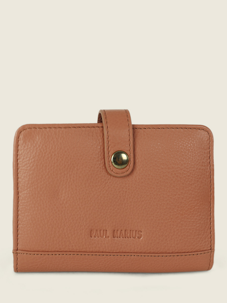foto-vista-frontal-cartera-cuero-marrón-jeanne-art-deco-caramel-paul-marius-m34-ad-ca