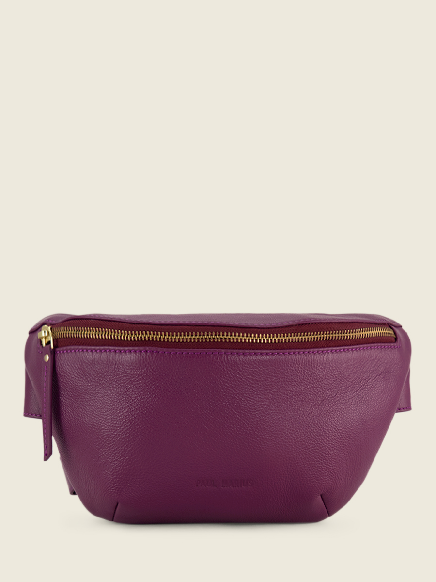 foto-vista-frontal-bolsa-banana-cuero-morado-labanane-art-deco-zinzolin-paul-marius-m503-ad-zi