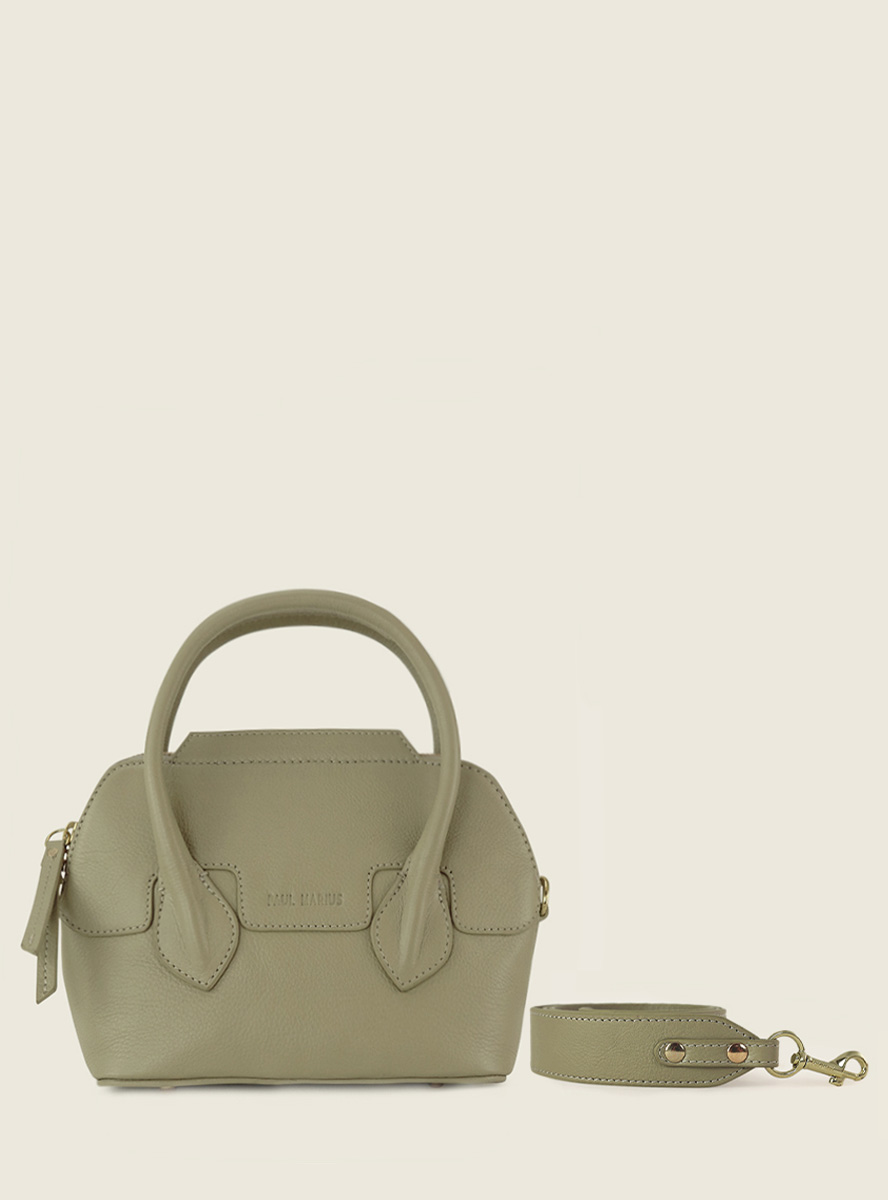 foto-vista-frontal-mini-bolso-de-mano-cuero-verde-gisele-xs-art-deco-almendra-paul-marius-w32xs-ad-al