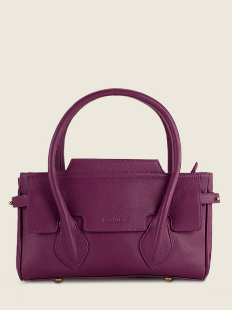 foto-vista-frontal-bolso-de-mano-cuero-violeta-madeleine-s-art-deco-zinzolin-paul-marius-w31s-ad-zi