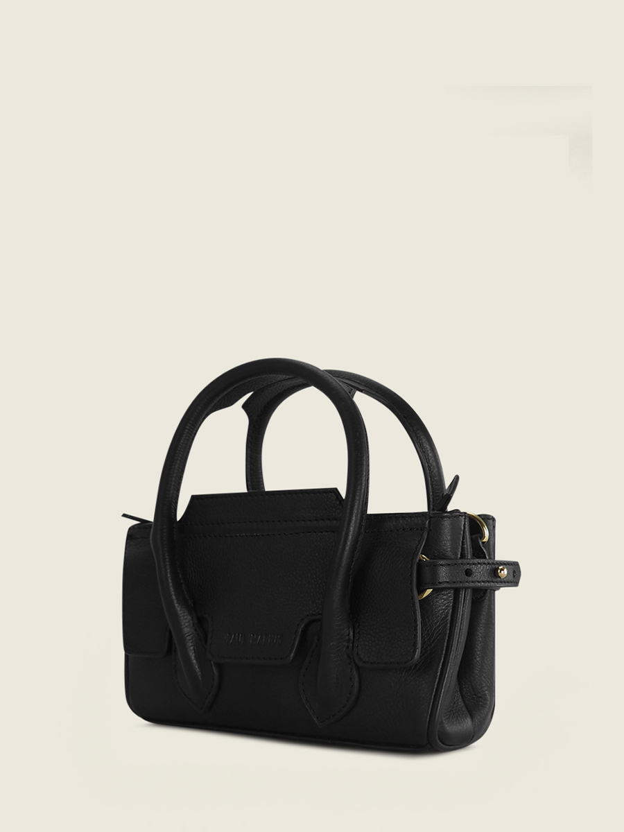 foto-vista-lateral-mini-bolso-de-mano-cuero-negro-madeleine-xs-art-deco-negro-paul-marius-w31xs-ad-b