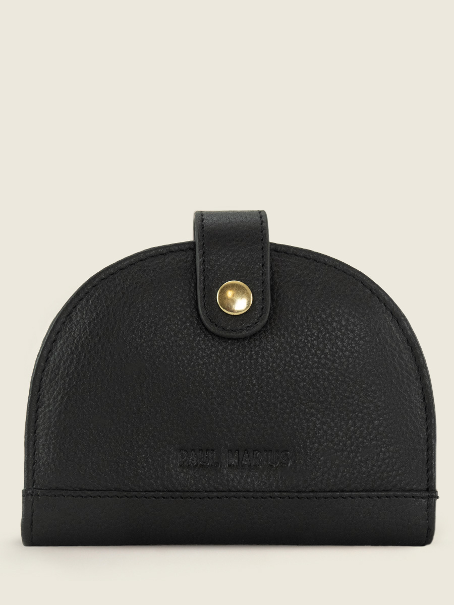 foto-vista-frontal-cartera-cuero-negro-manon-n2-art-deco-negro-paul-marius-m33-ad-b