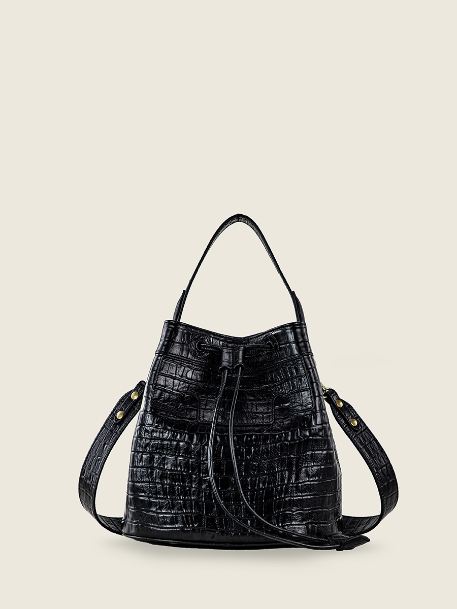 foto-vista-frontal-bolso-cubo-cuero-negro-azabache-capucine-heritage-paul-marius-w39-cr-b
