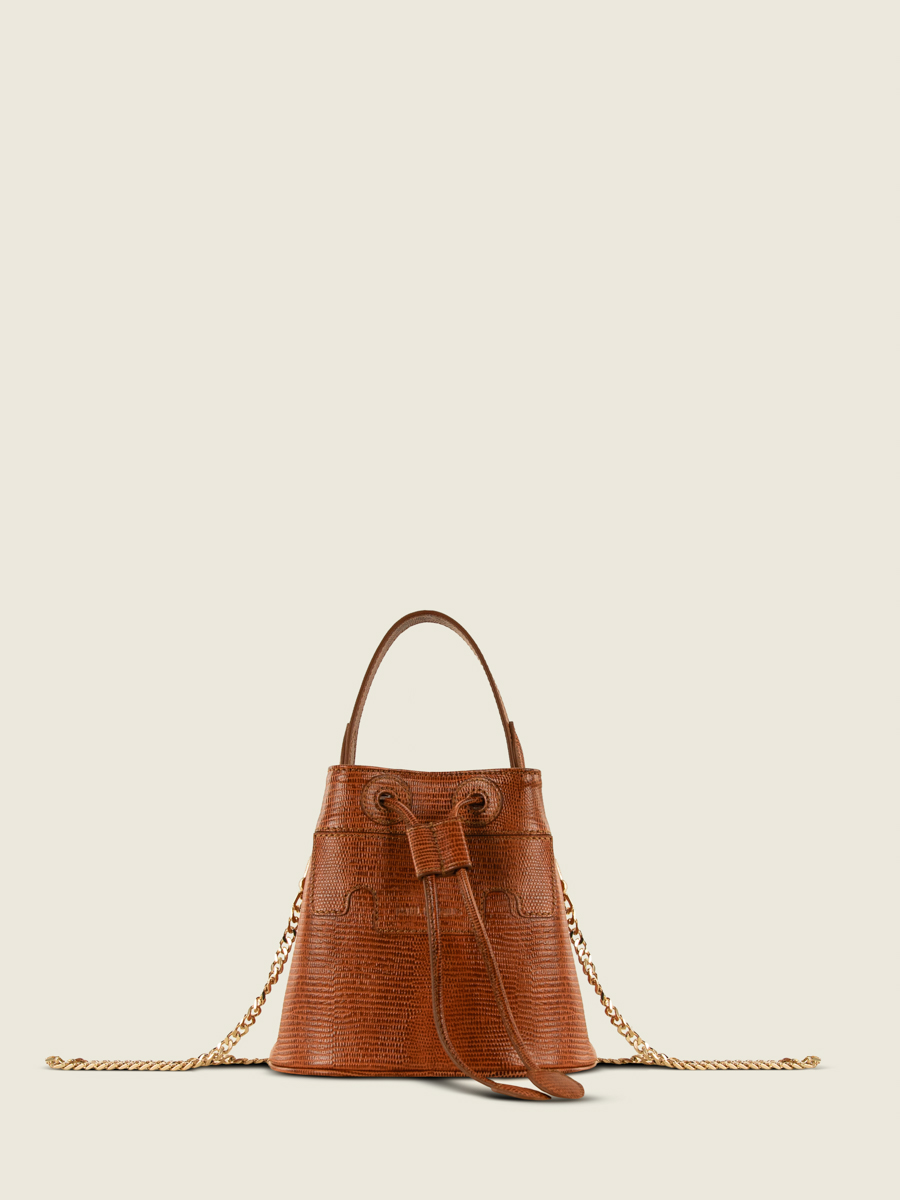 mini-bolso-cubo-cuero-marrón-capucine-xs-1960-ámbar-vista-frontal-w39xs-l-l