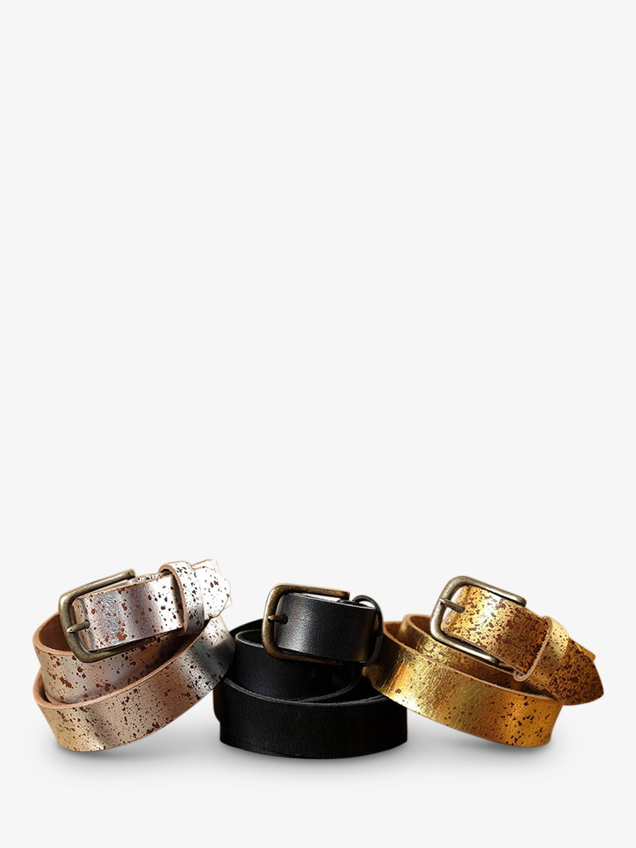 foto-vista-posterior-cinturón-de-cuero-para-hombre-y-mujer-plateado-dorado-cobre-el-cinturón-con-hebilla-plateada-dorada-cobre-paul-marius-lb-115-s-g-c