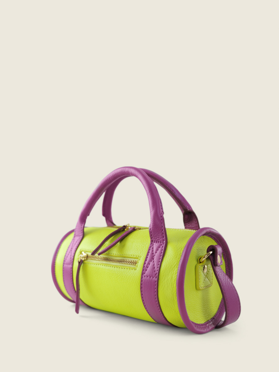 foto-vista-trasera-mini-bolso-de-mano-de-cuero-verde-violeta-charlie-sorbet-pomme-cassis-paul-marius-w30-sb-lgr-p