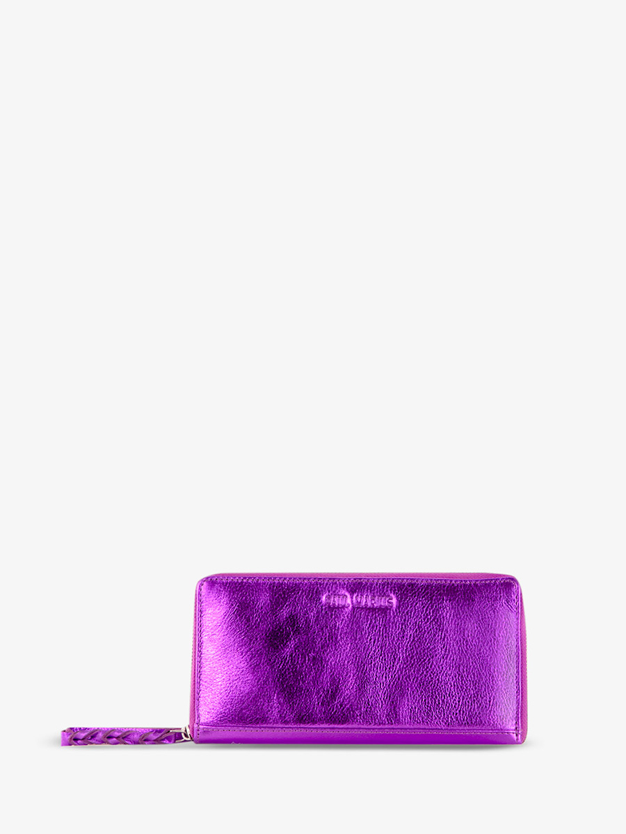 foto-vista-lateral-cartera-cuero-violeta-metalizada-leportefeuille-charlotte-bonbon-paul-marius-m63-m-p