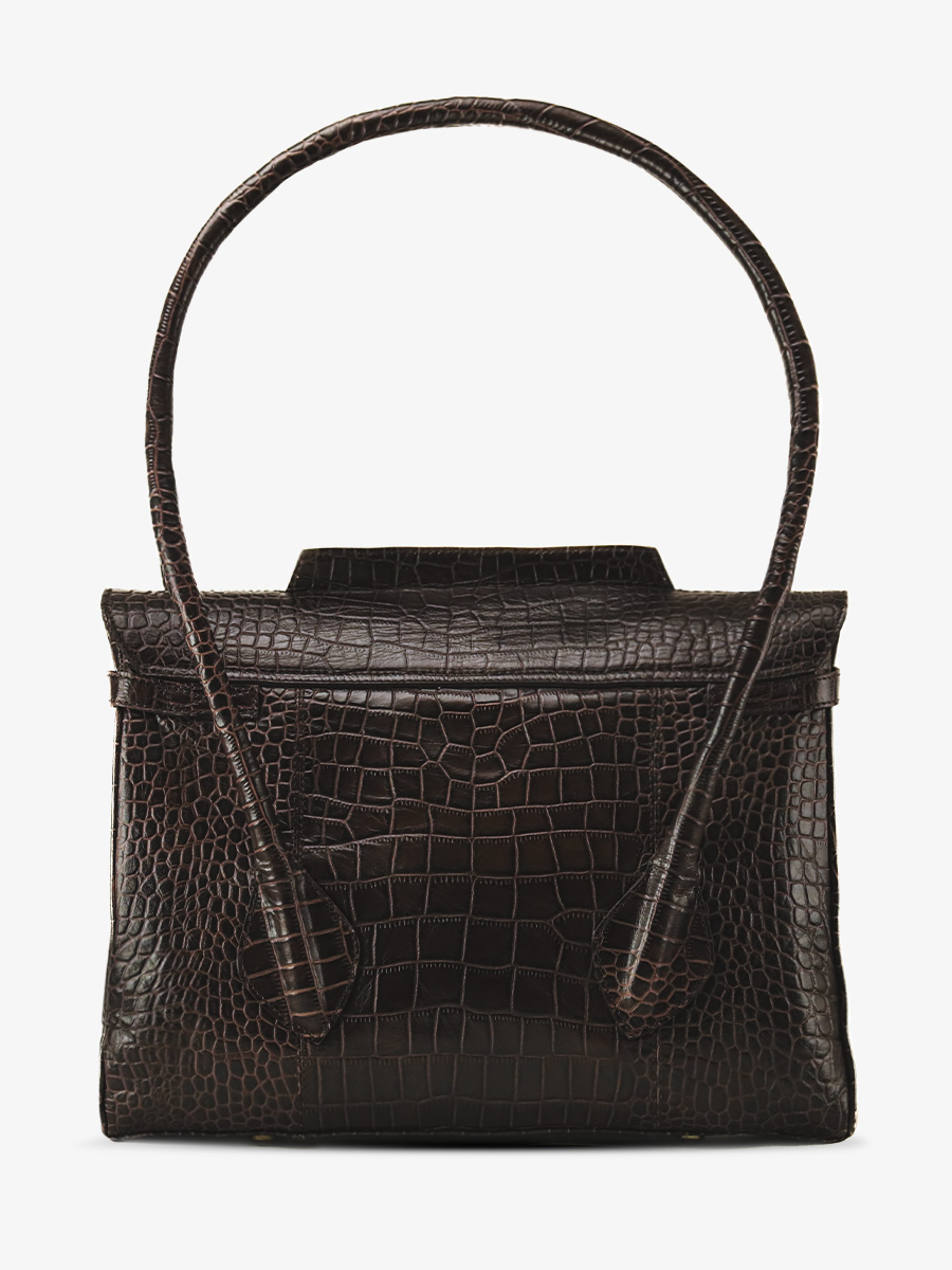 foto-vista-posterior-bolso-mano-cuero-mujer-colette-m-alligator-marrón-paul-marius-w028m-a-db