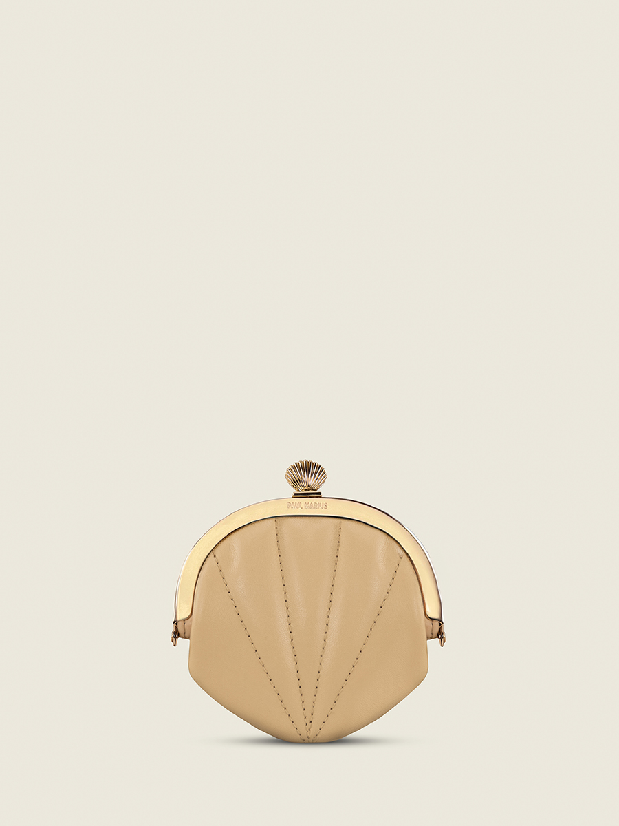 monedero-beige-cuero-naïade-coquillage-sable-vista-frontal-m87-n
