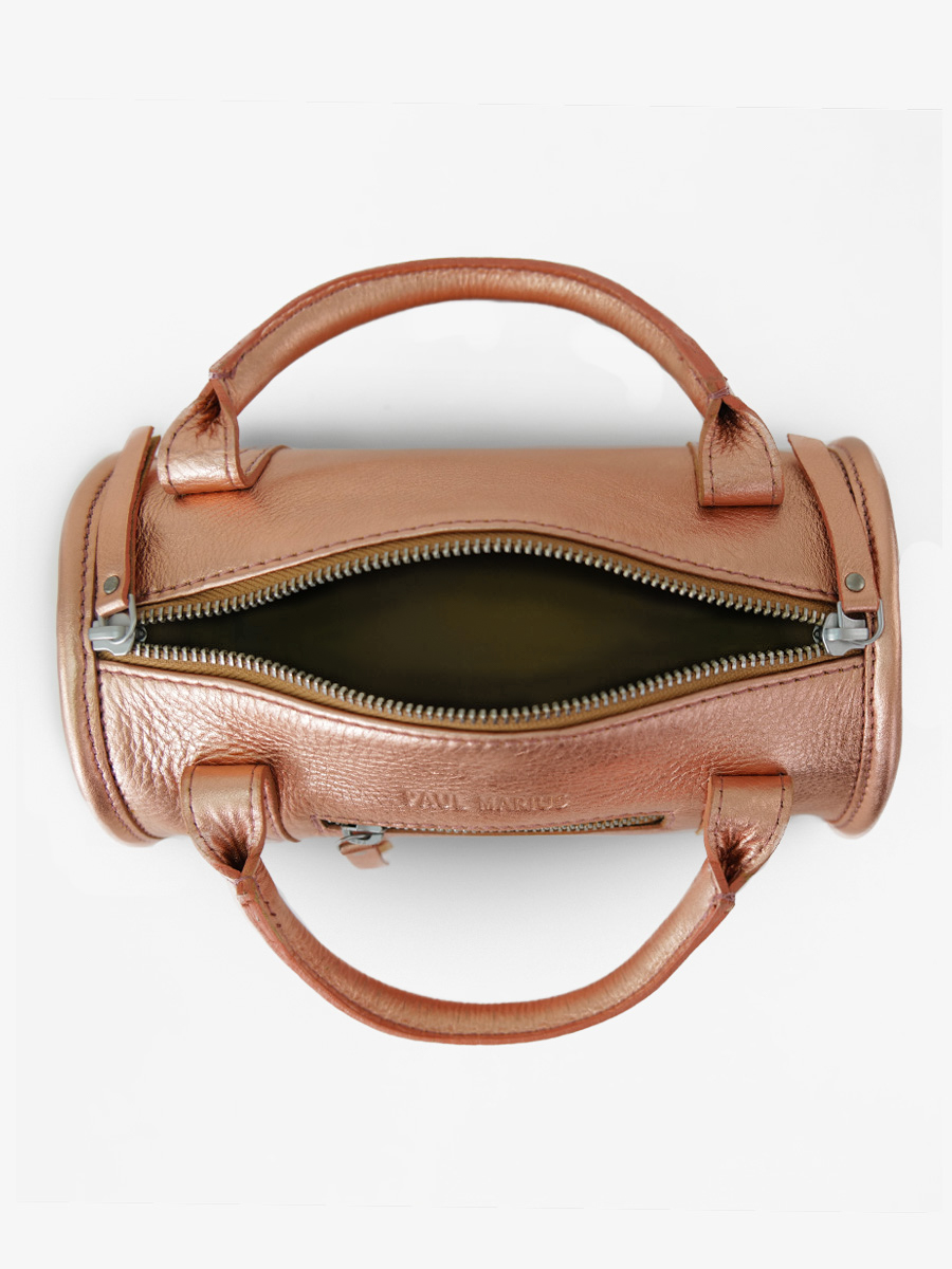 foto-vista-interior-bolso-mano-cuero-oro-rosa-mujer-charlie-paul-marius-w30-g-pi