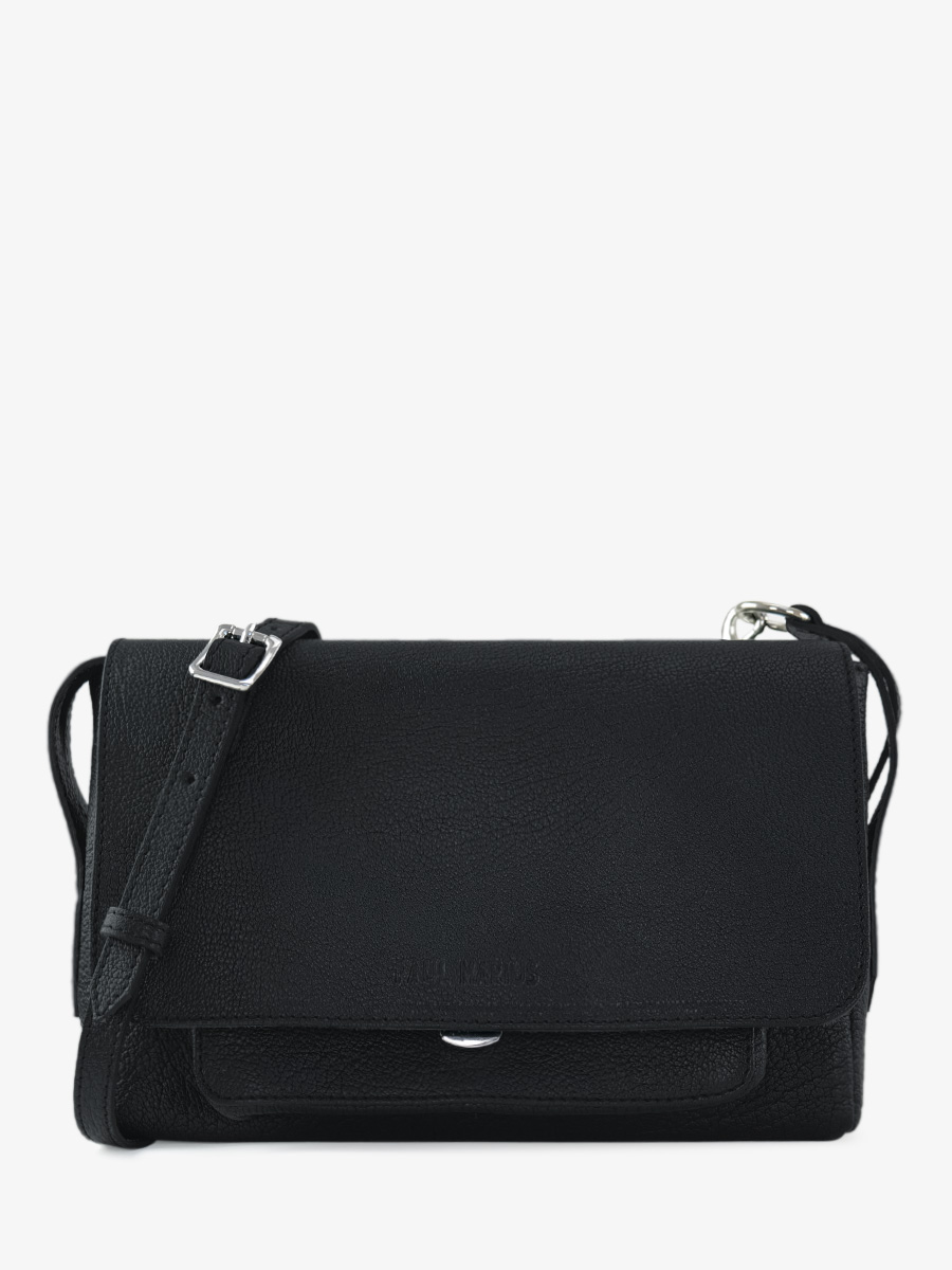 foto-vista-frontal-bolso-bandolera-cuero-negro-diane-s-negro-paul-marius-w035s-b