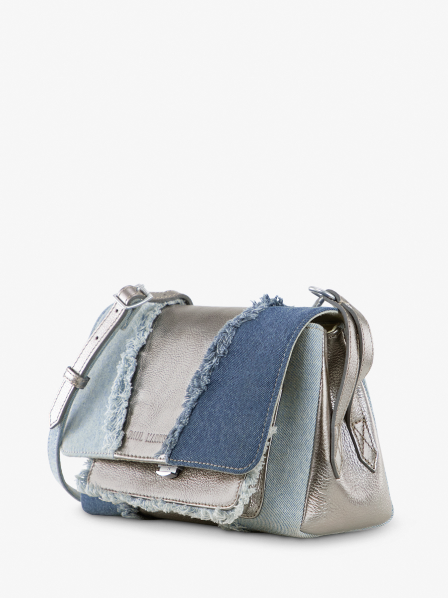 foto-vista-lateral-bolso-bandolera-cuero-vaquero-plateado-diane-s-denim-acero-paul-marius-w35-gm-denim