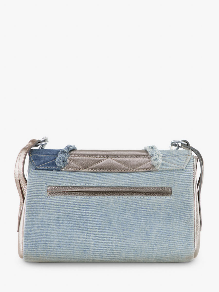 foto-vista-trasera-bolso-bandolera-cuero-jean-plateado-diane-s-denim-acier-paul-marius-w35-gm-denim
