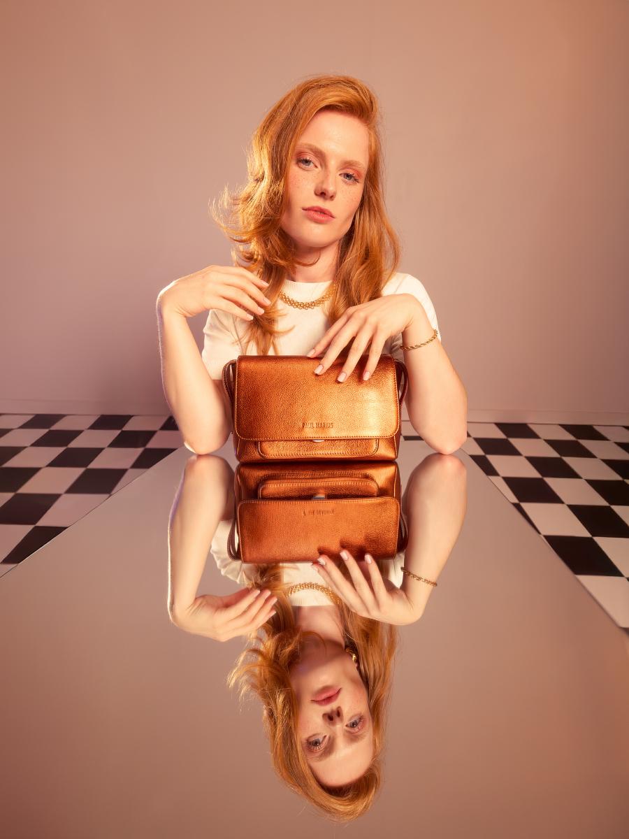 foto-vista-zoom-material-bolso-bandolera-cuero-cobre-diane-s-ginger-paul-marius-w35s-m-o
