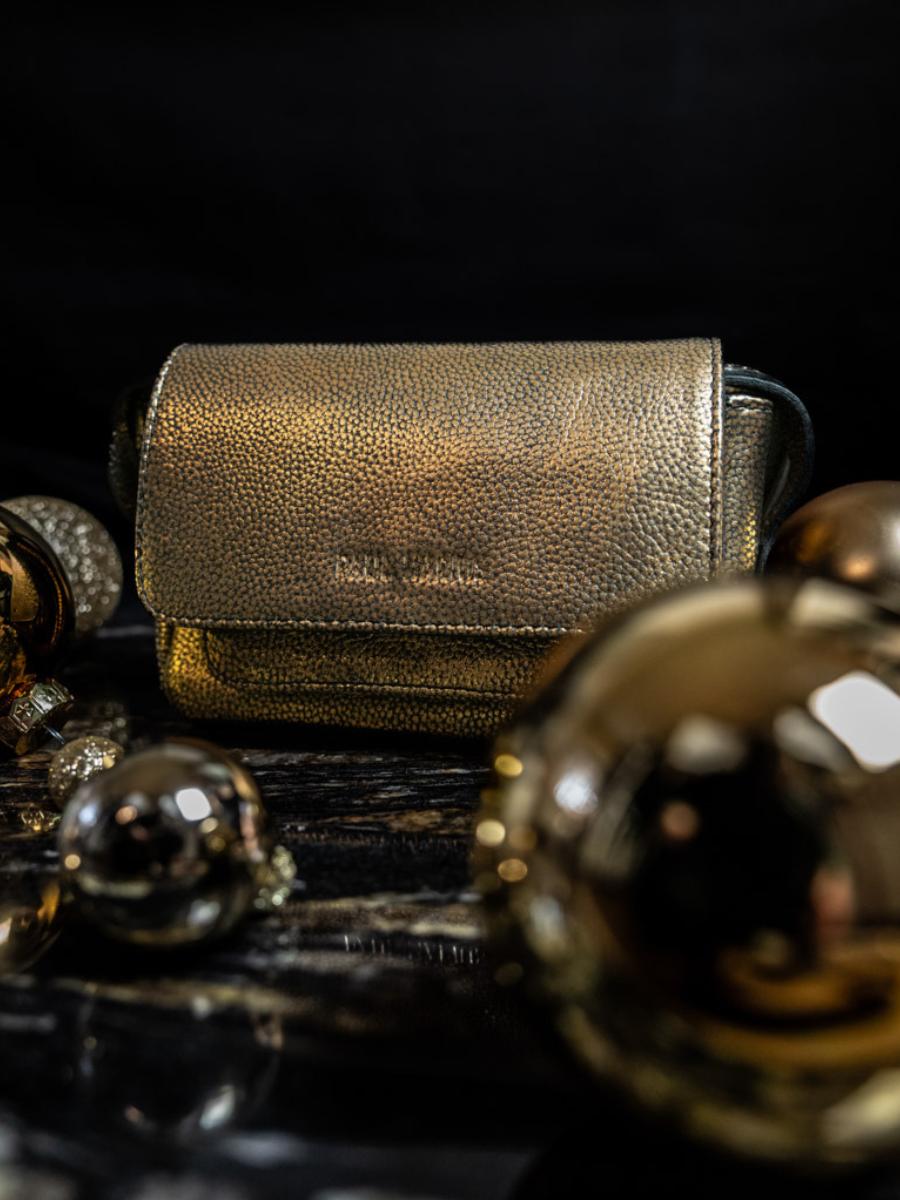 foto-vista-frontal-mini-bolso-bandolera-cuero-negro-dorado-diane-xs-granite-paul-marius-w35xs-gra-g-b
