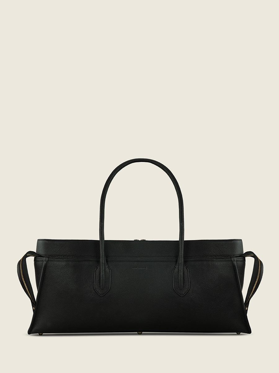bolsa-de-viaje-eros-ultra-larga-negra-Carbón-vista-frontal-w52l-bm-b