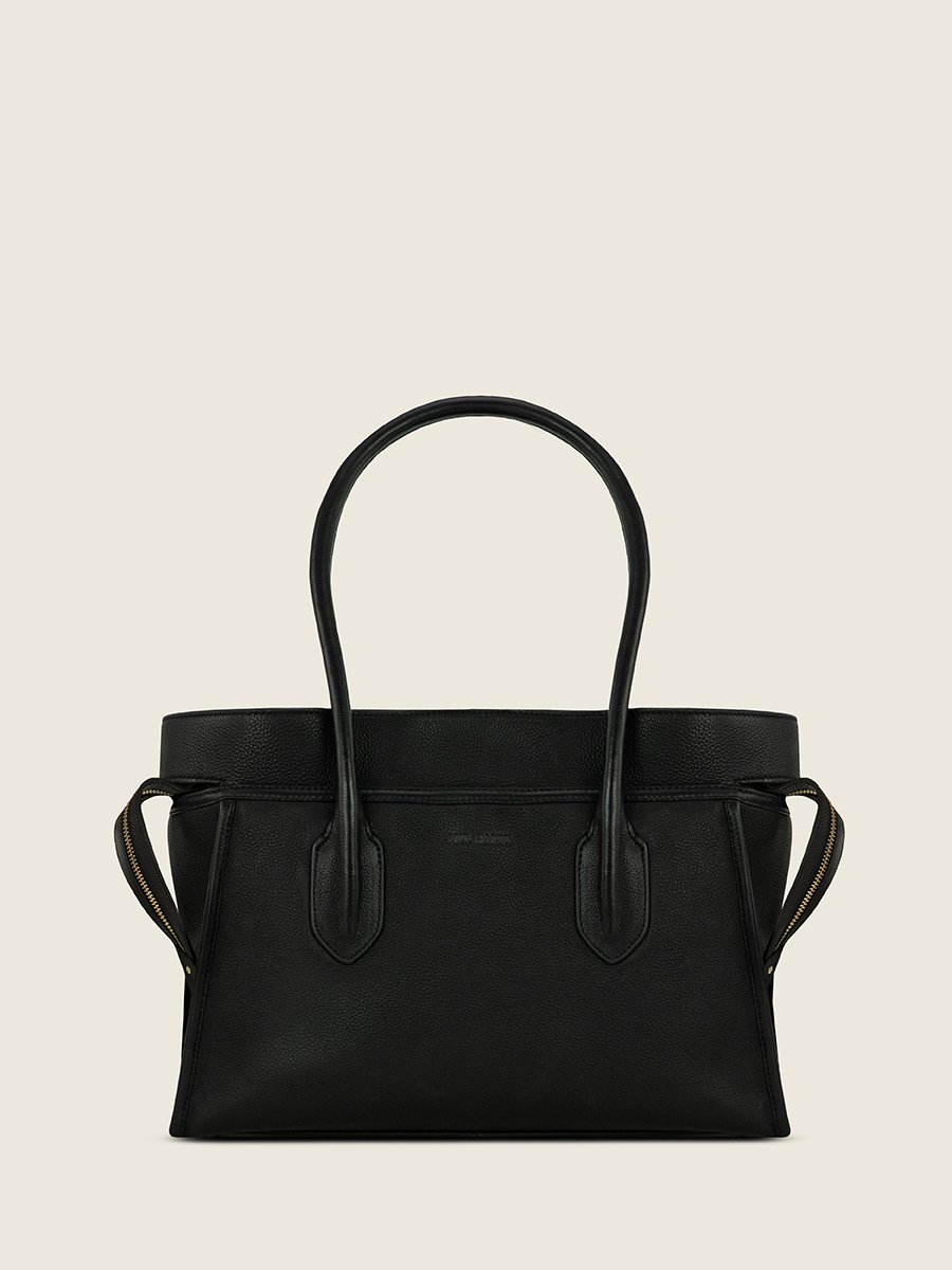 bolso-de-viaje-bolso-de-mano-eros-m-negro-Charbon-vista-frontal-w52m-bm-b