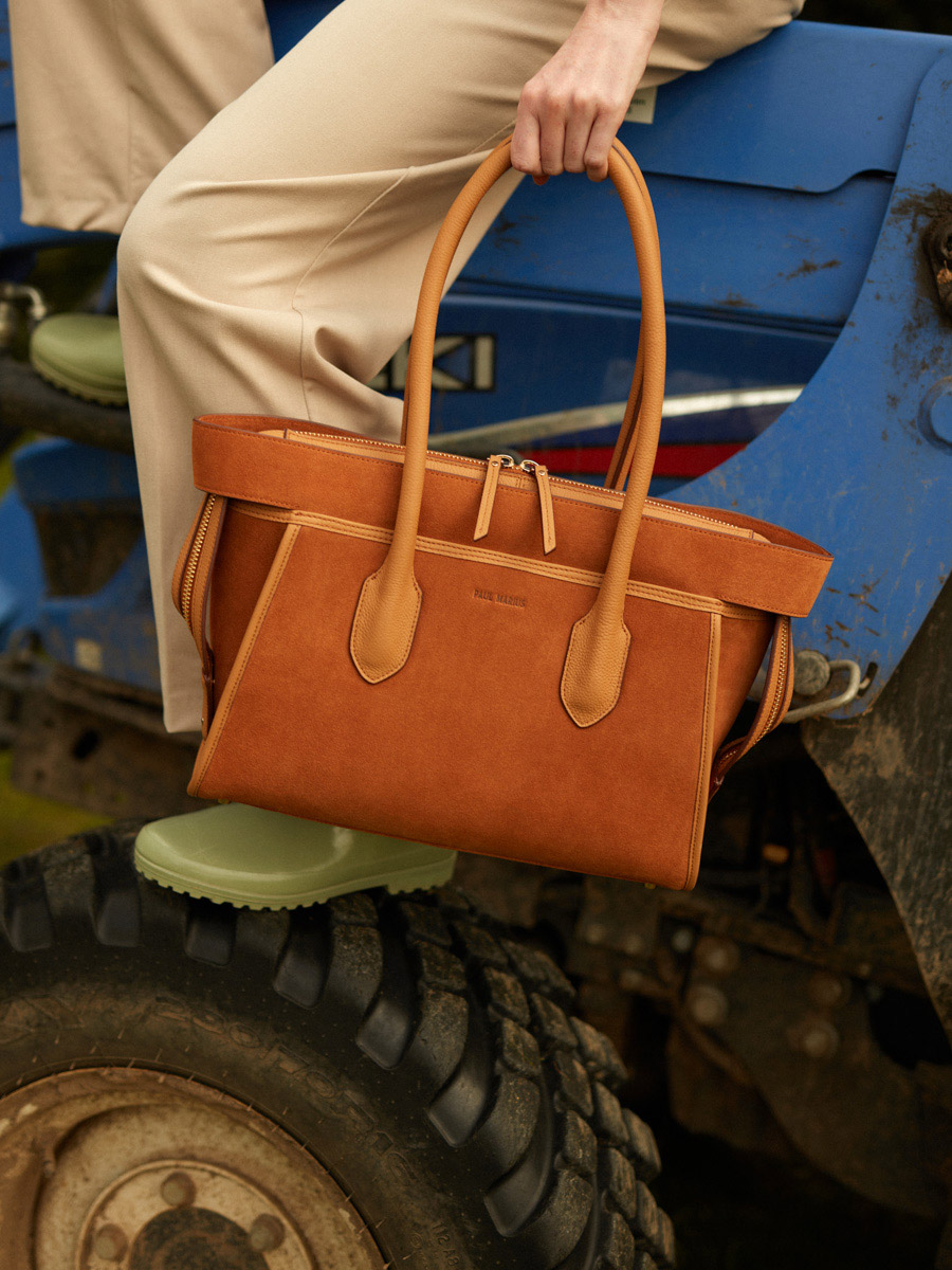 bolso-de-viaje-bolso-de-mano-marrón-eros-fauve-vista-zoom-material-w52m-su-co