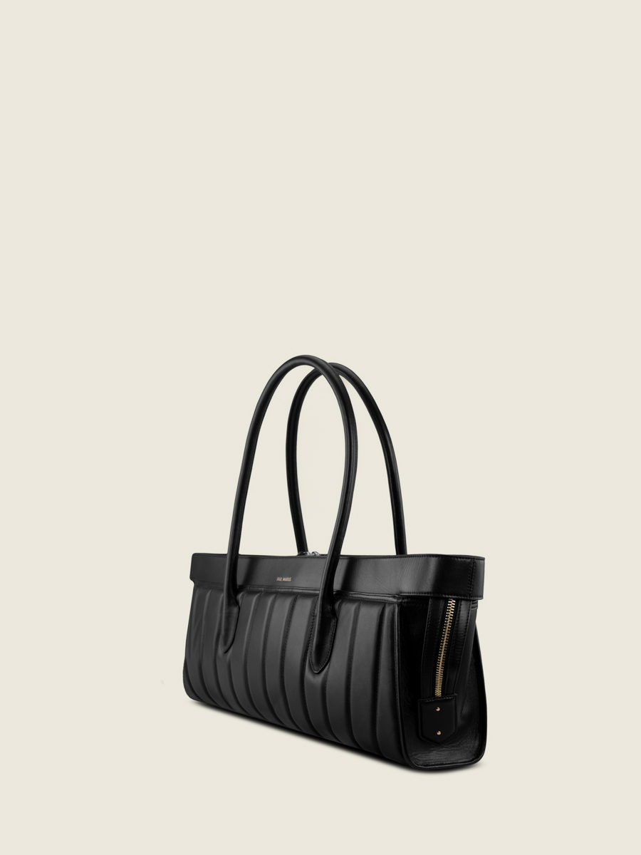 bolso-de-viaje-acolchado-eros-ultra-largo-negro-vista-lateral-w52l-mat-s-b