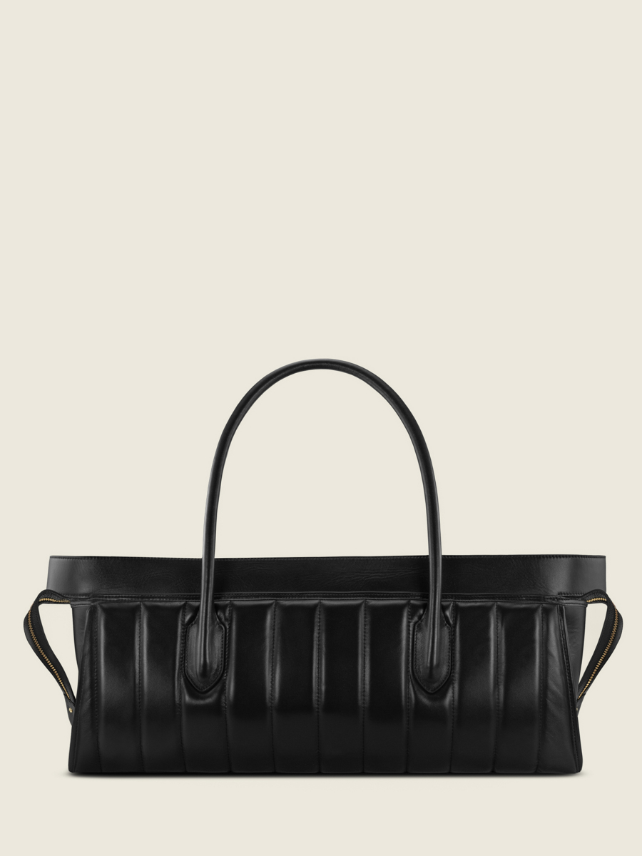 bolso-de-viaje-acolchado-eros-ultra-largo-tapiceria-negra-vista-posterior-w52l-mat-s-b