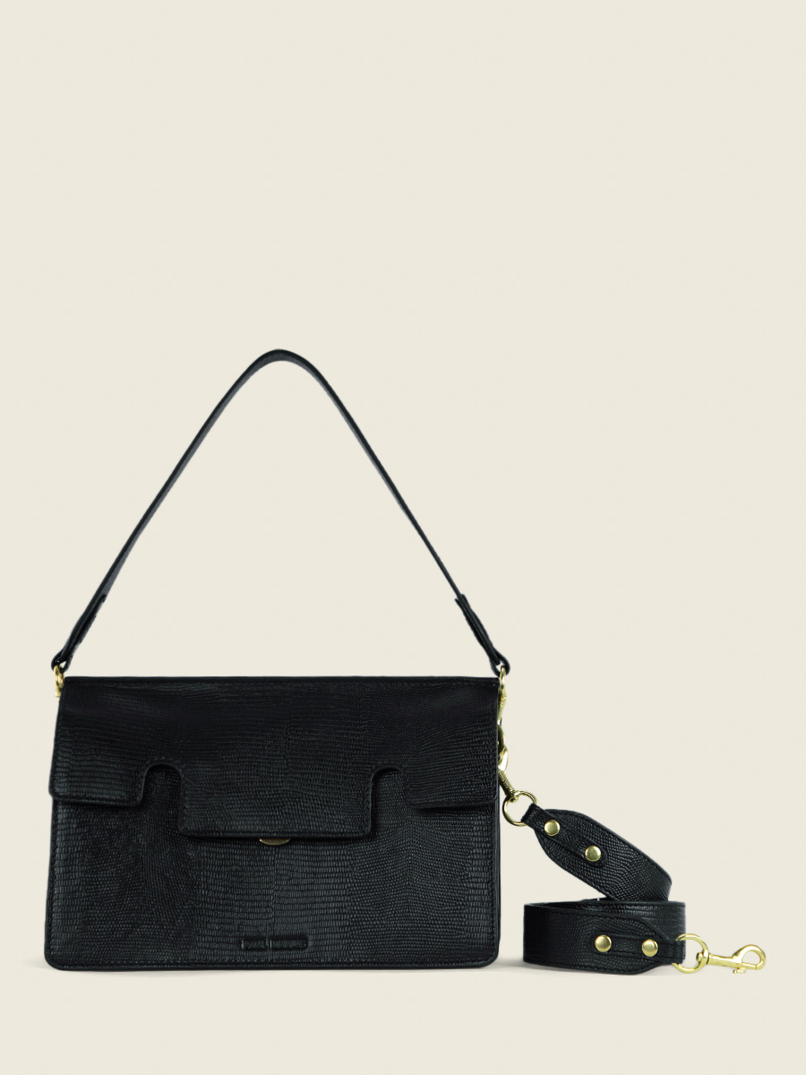 foto-vista-frontal-bolso-baguette-cuero-negro-azabache-gabrielle-1960-paul-marius-w42-l-b