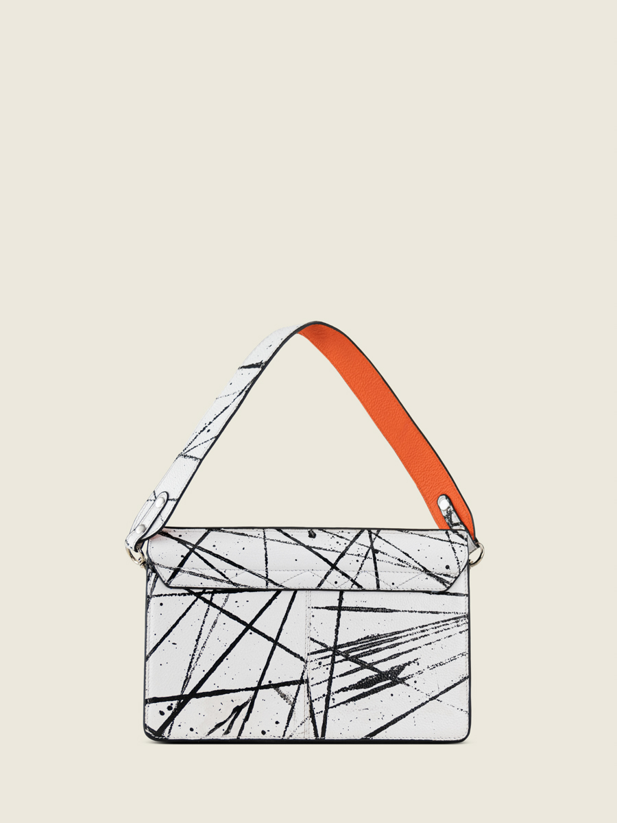 bolso-baguette-cuero-blanco-negro-naranja-gabrielle-arty-01-vista-trasera-w42-art1-b-w