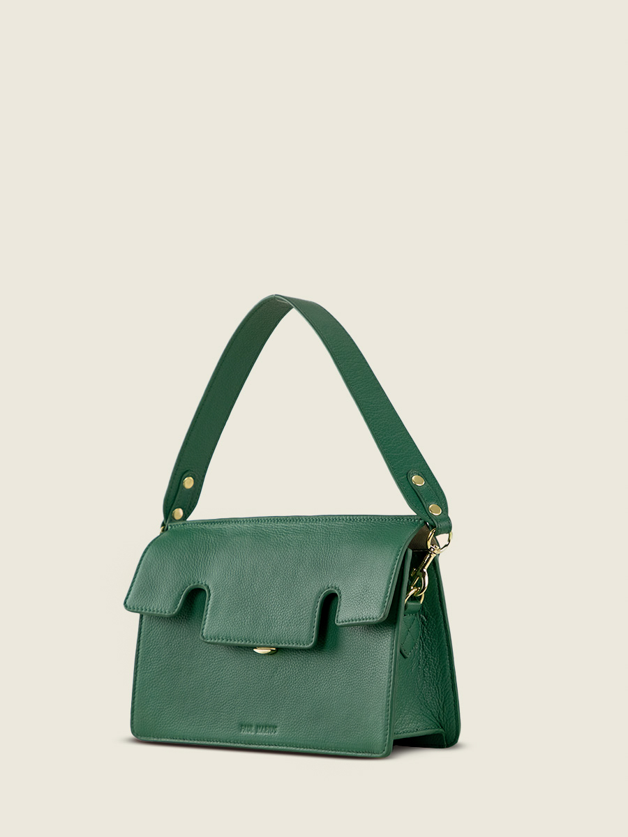 foto-vista-trasera-bolso-baguette-cuero-verde-gabrielle-azur-verde-imperial-paul-marius-w42-az-gr