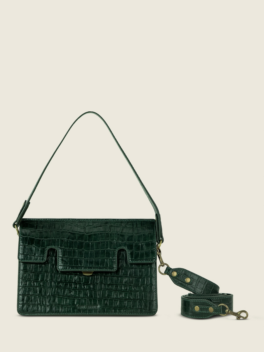 foto-vista-frontal-bolso-baguette-cuero-verde-gabrielle-heritage-malachite-paul-marius-w42-cr-dg
