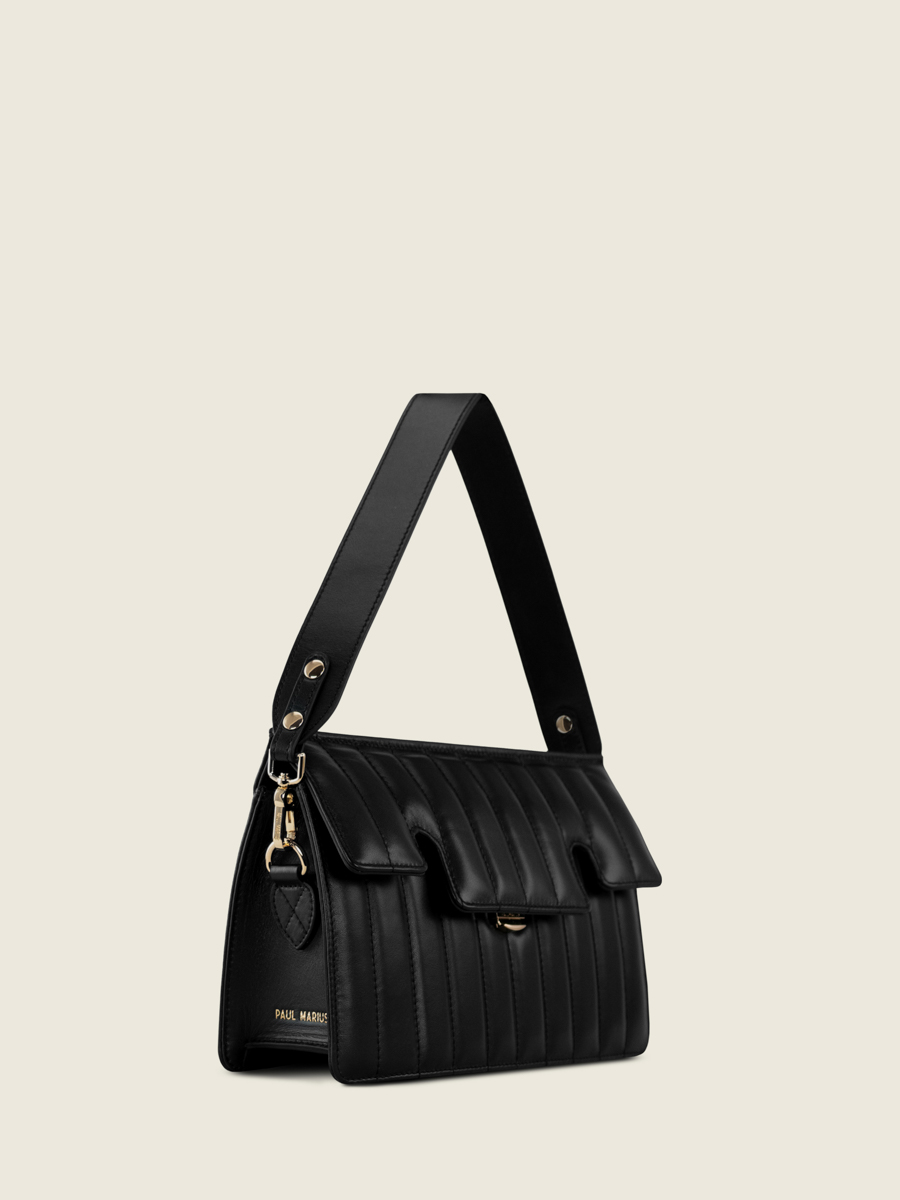 bolso-baguette-acolchado-cuero-gabrielle-tapicería-negro-vista-lateral-w42-mat-s-b