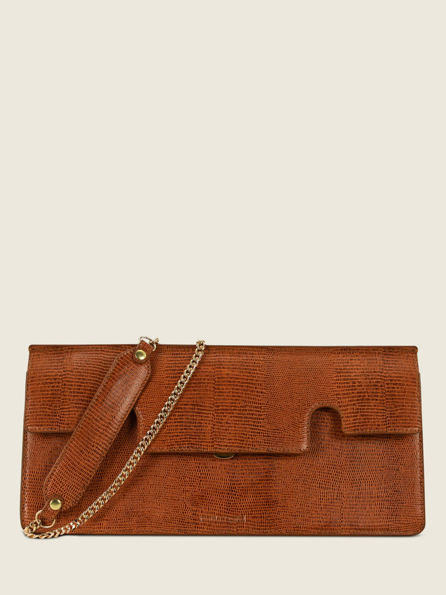 foto-vista-frontal-bolso-baguette-cuero-ámbar-gabrielle-ultra-long-1960-paul-marius-w42l-l-l
