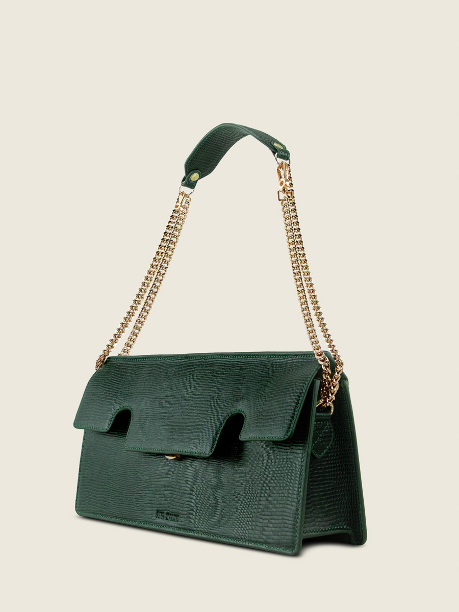 foto-vista-trasera-bolso-baguette-cuero-marrón-gabrielle-ultra-long-1960-ámbar-paul-marius-w42l-l-dg