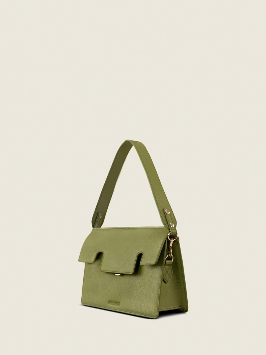 bolso-baguette-de-cuero-gabrielle-verde-oliva-vista-lateral-w42-gr-o