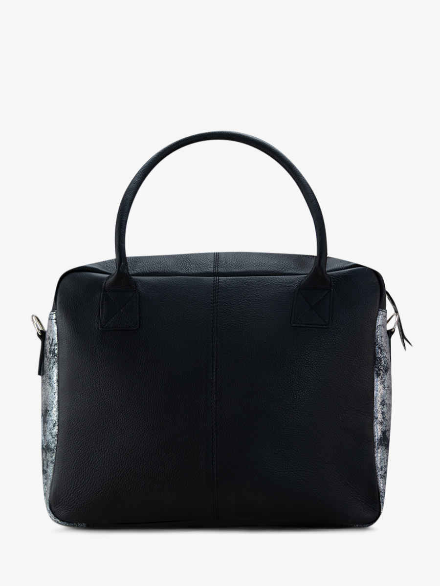 foto-vista-trasera-bolso-de-mano-cuero-holográfico-ledandy-galaxie-paul-marius-w04-gal