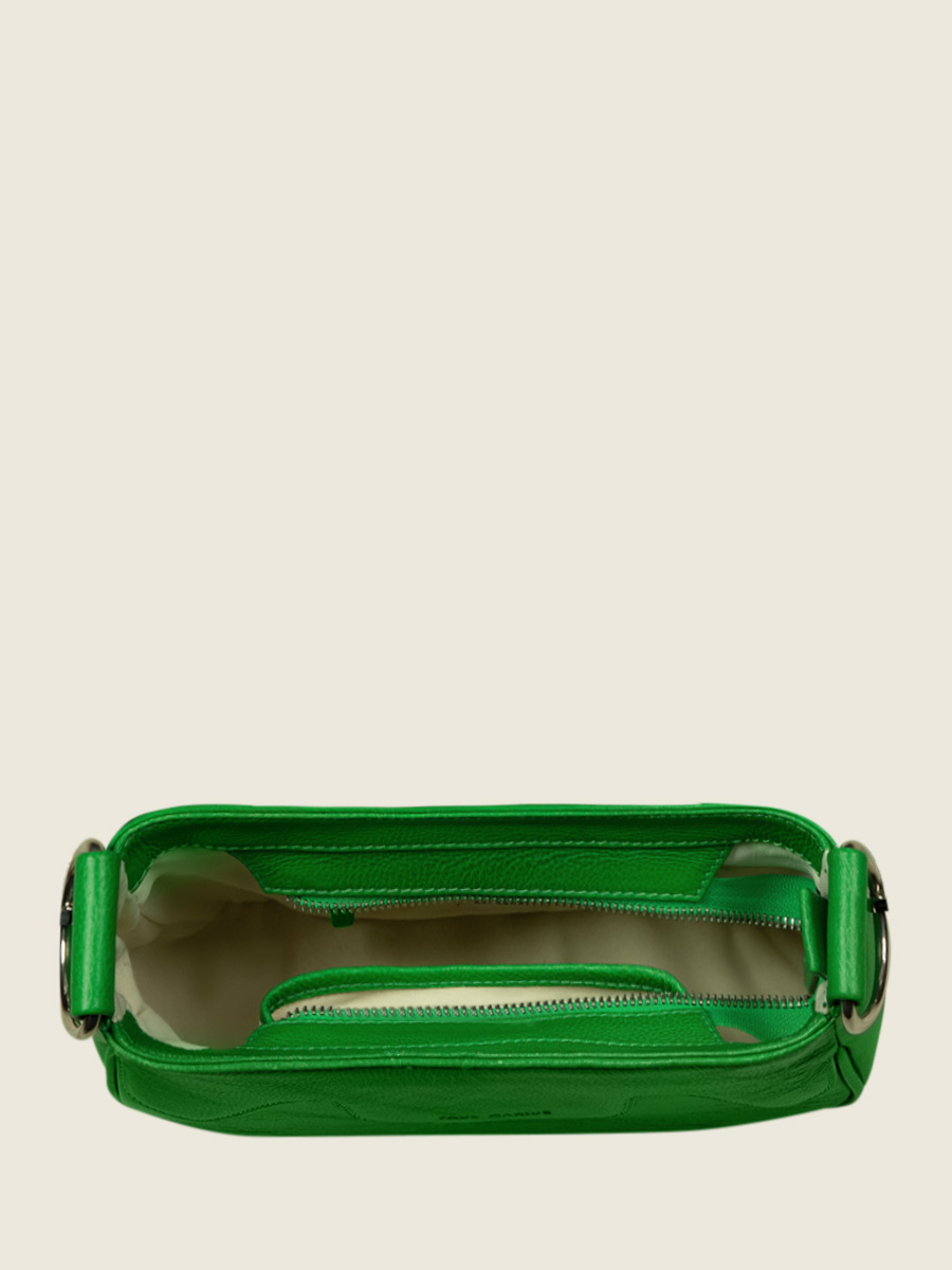 foto-vista-interior-bolso-media-luna-cuero-verde-garance-neon-paul-marius-w40-ne-gr