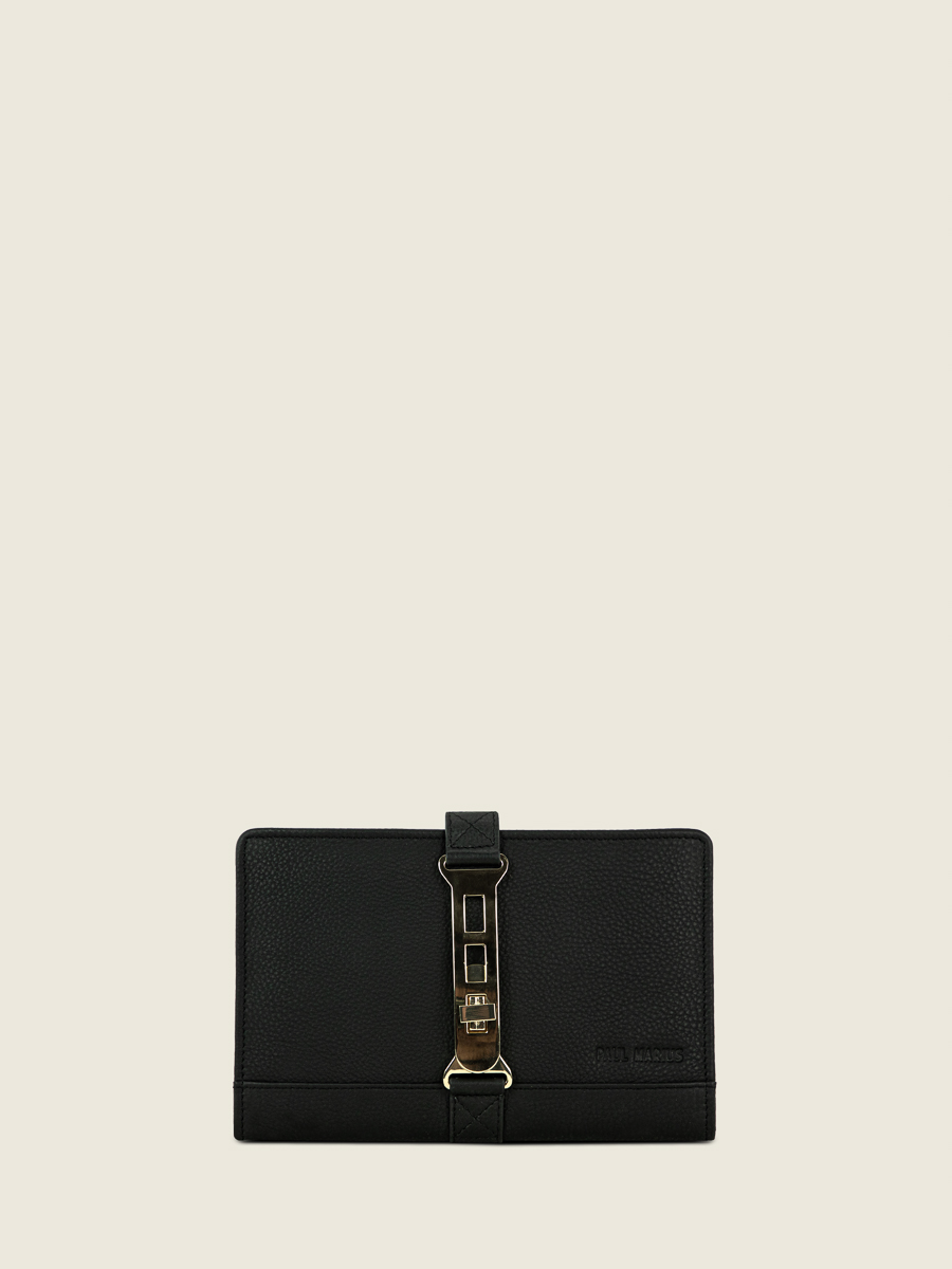 monedero-gaspard-negro-Charbon-vista-frontal-m78-bm-b