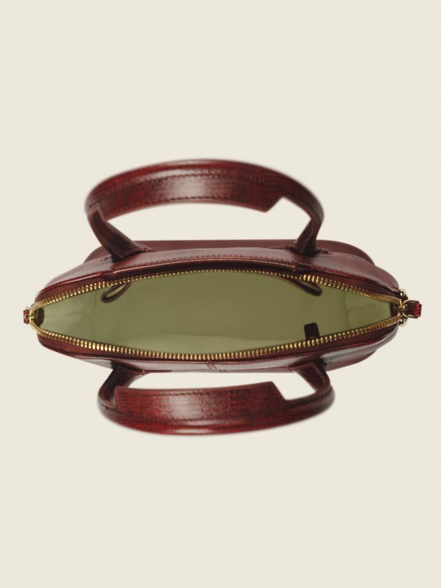 foto-vista-interior-mini-bolso-mano-cuero-rojo-gisele-xs-1960-granate-paul-marius-w32xs-l-r