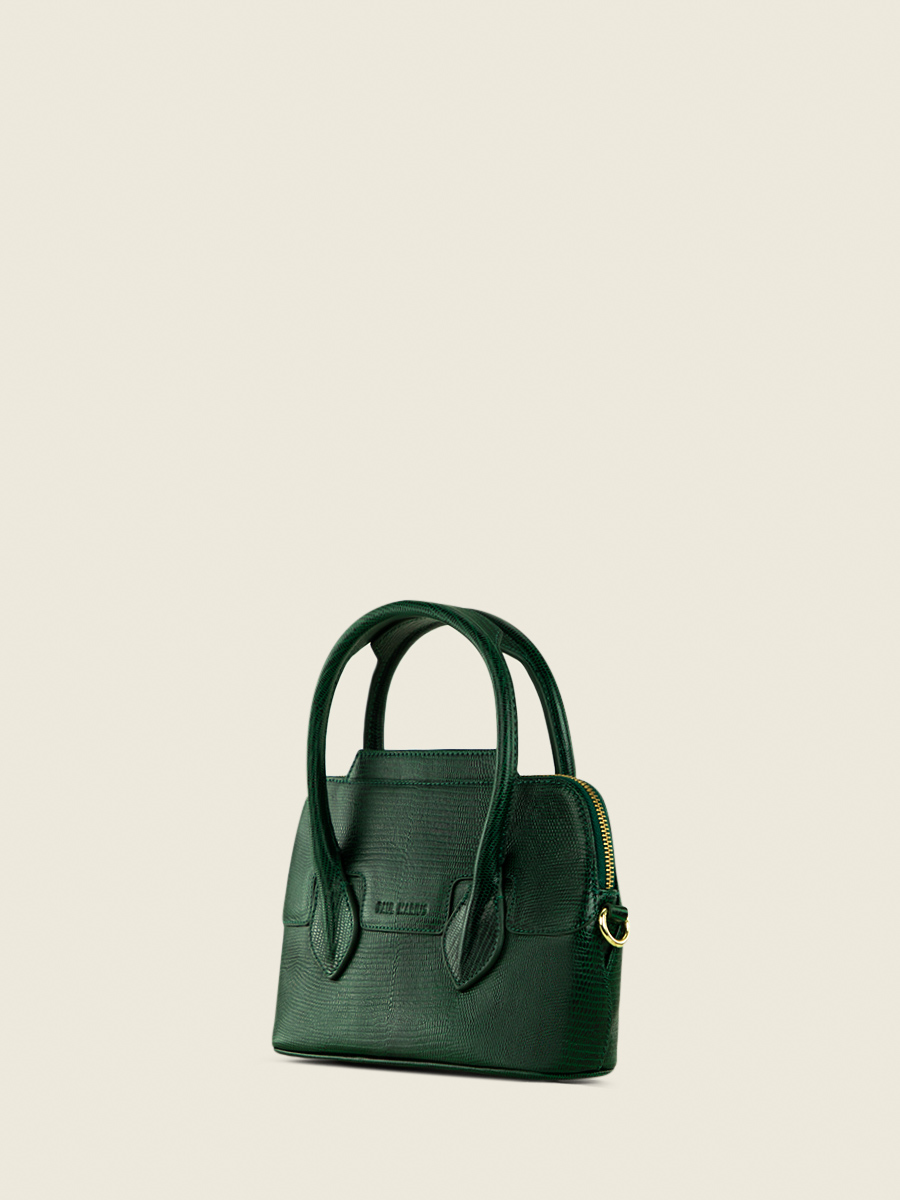foto-vista-lateral-mini-bolso-de-mano-de-cuero-verde-gisele-xs-1960-malachite-paul-marius-w32xs-l-dg