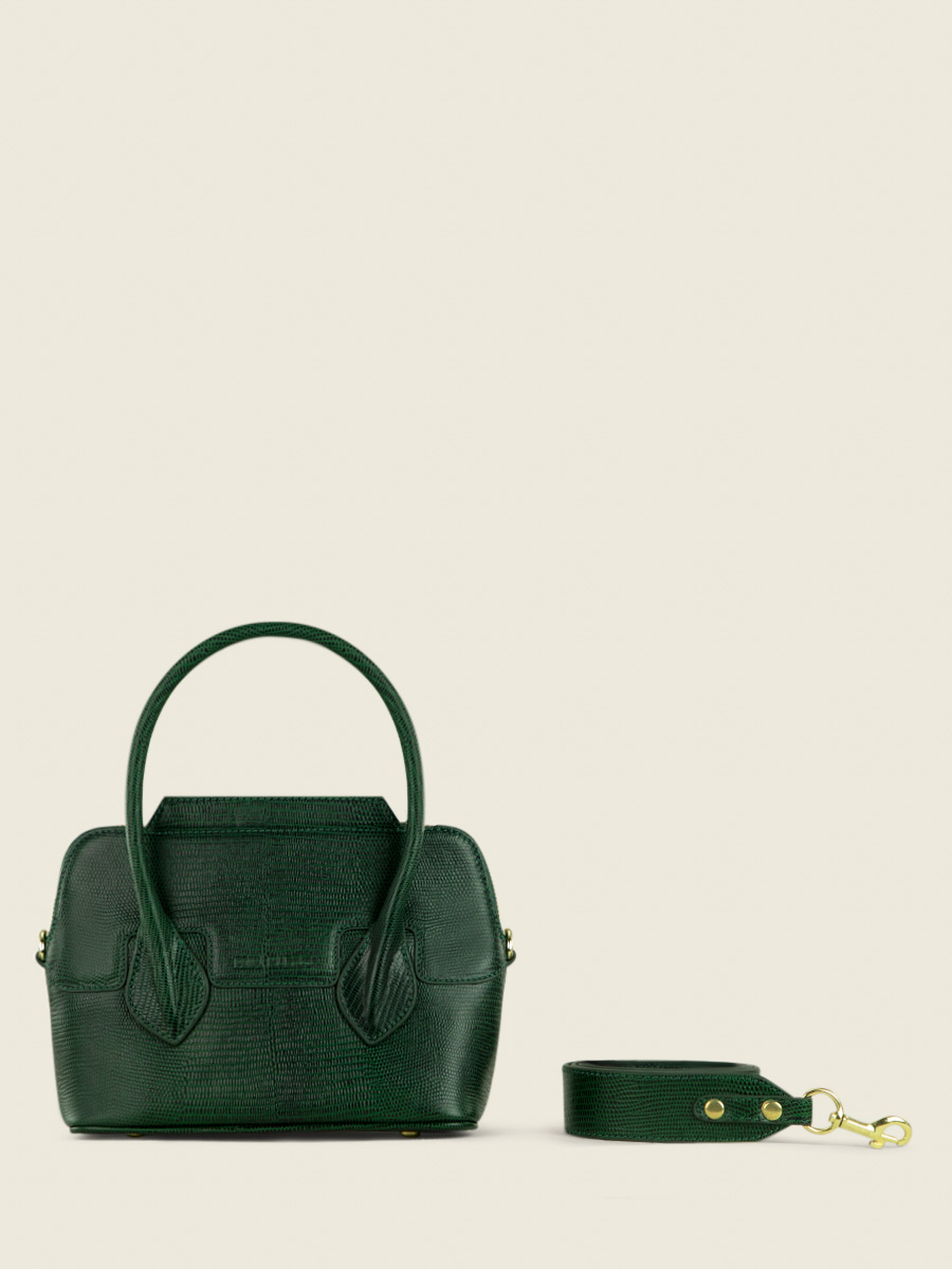 foto-vista-frontal-mini-bolso-de-mano-cuero-verde-gisele-xs-1960-malachite-paul-marius-w32xs-l-dg