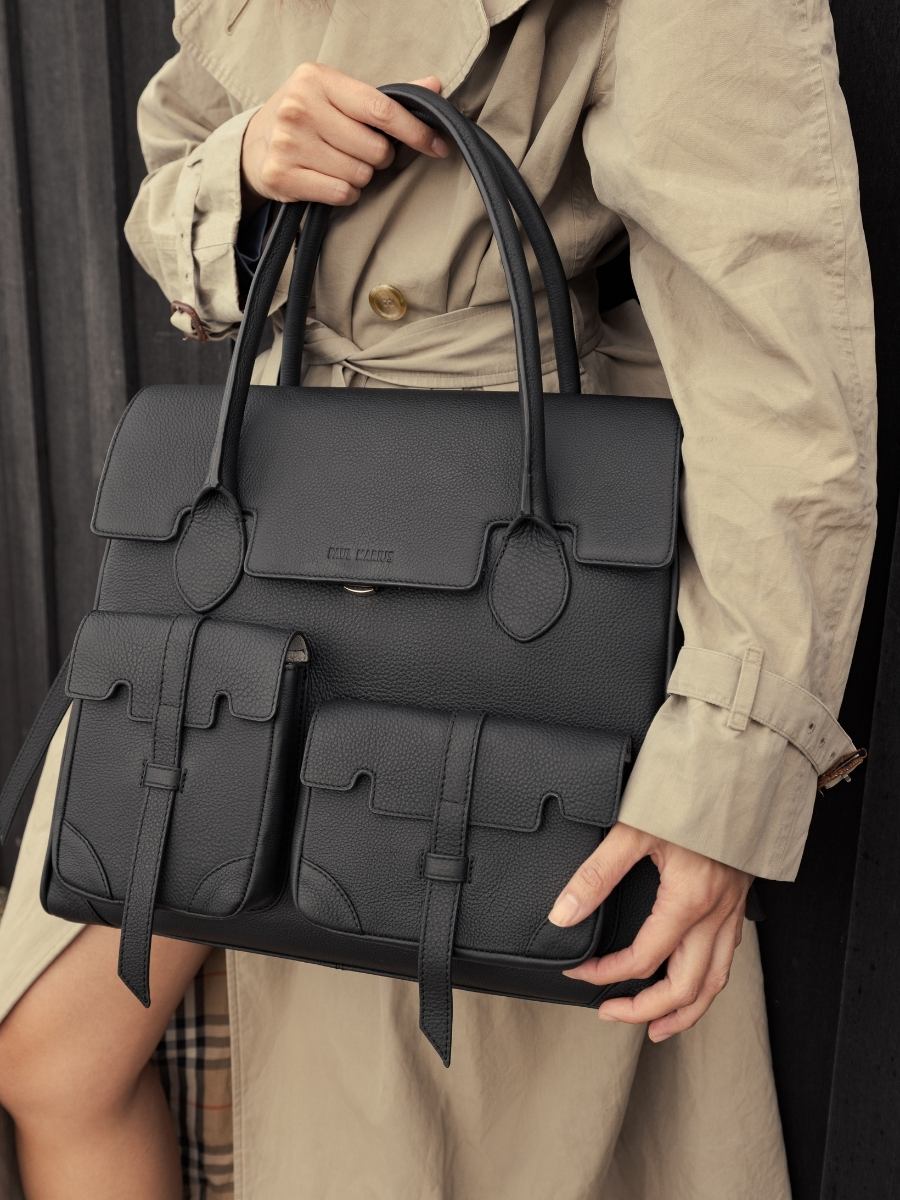 bolso-de-viaje-james-negro-carbón-vista-zoom-material-W53 BM B-KH