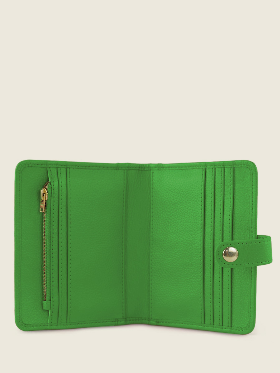 foto-vista-interior-cartera-cuero-verde-leportefeuille-jeanne-sorbet-kiwi-paul-marius-m34-sb-gr
