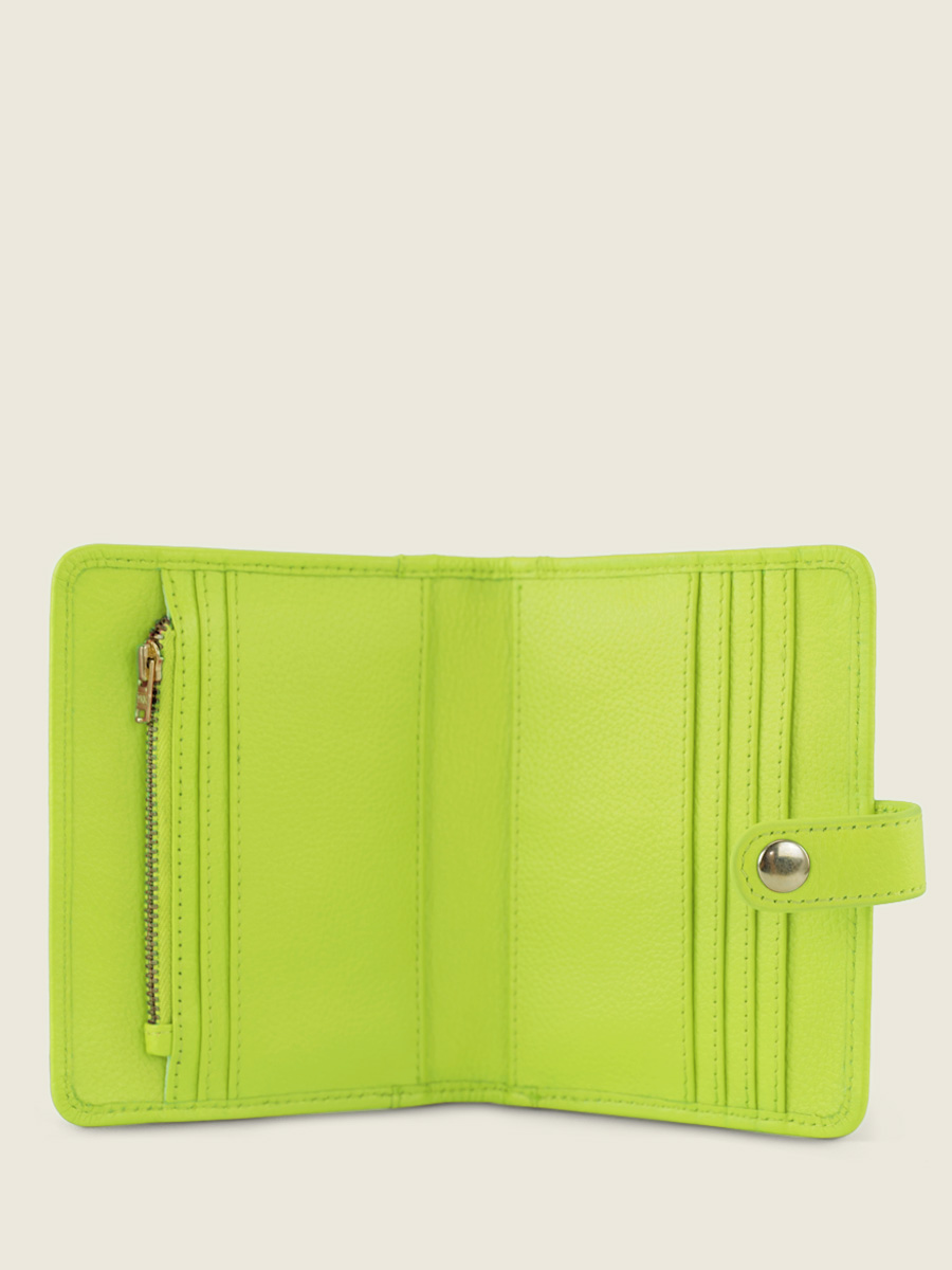 foto-vista-interior-cartera-cuero-verde-leportefeuille-jeanne-sorbet-pomme-paul-marius-m34-sb-lgr